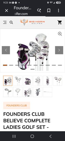 Womens set of golf clubs