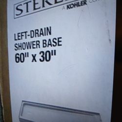 Ensemble60x30 Alcove Shower Pan Base 