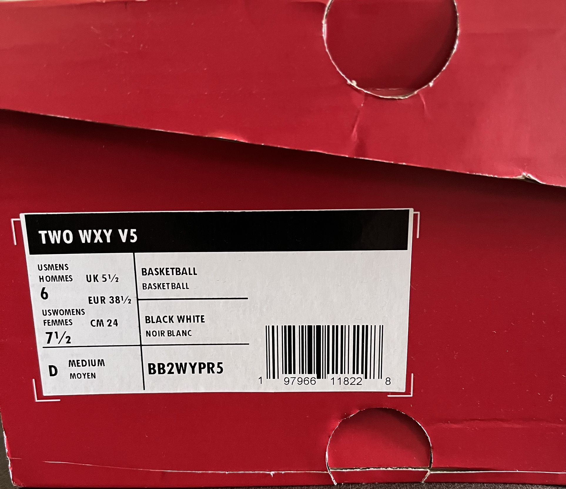New Balance Two Wxy V5 Black