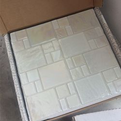 Tile for backsplash or pool
