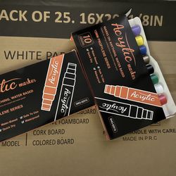 Foam Boards And Acrylic Markers