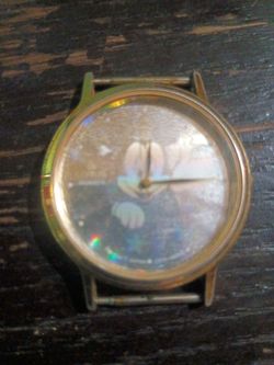 Mickey mouse hallographic watch head 1970s