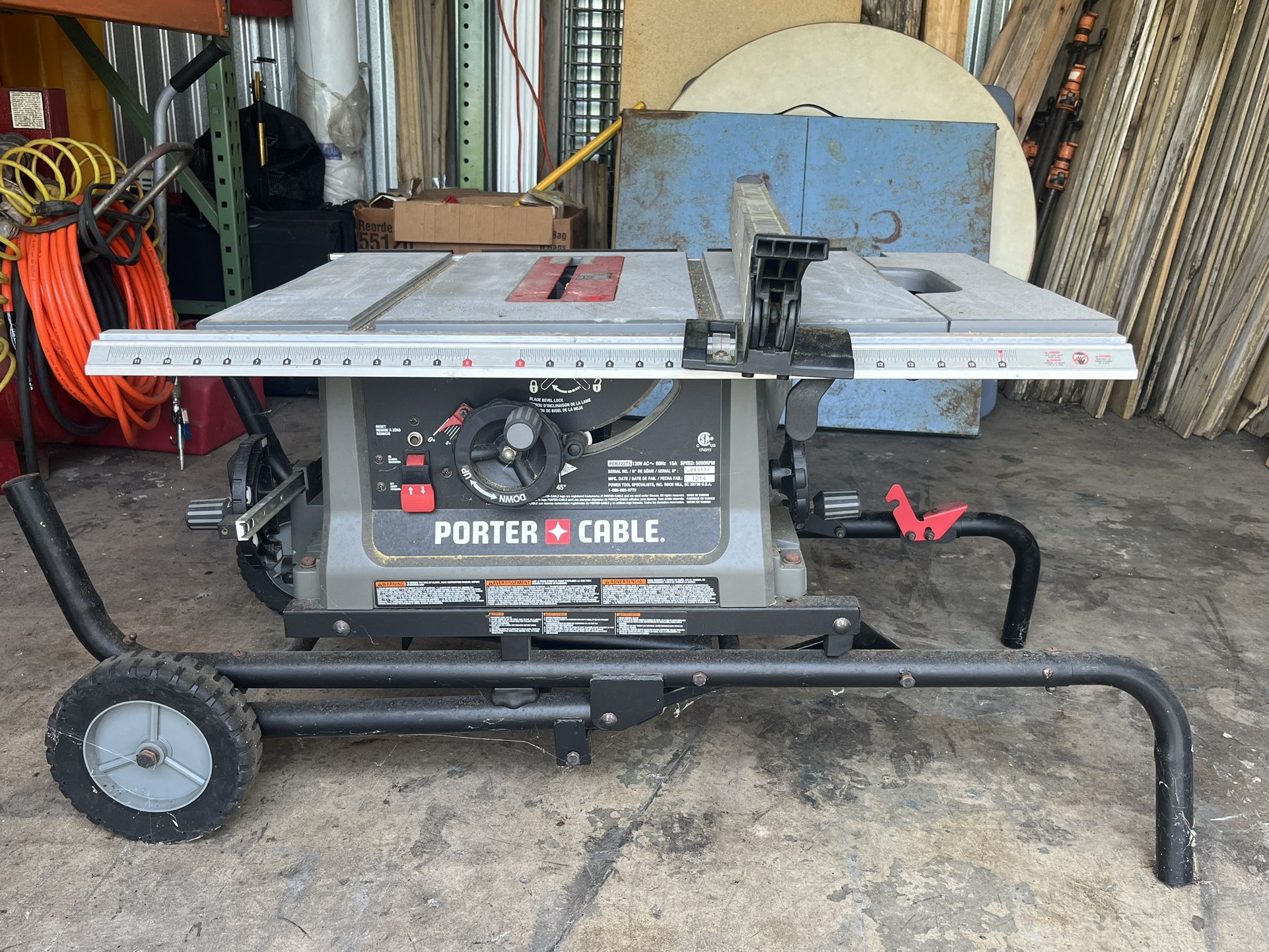 Porter Cable Table Saw
