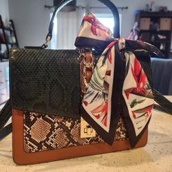 Aldo Snake Skin Print Purse