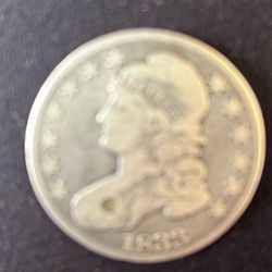 1833 liberty Eagle round
