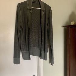 Men’s Oakley Hoodie and Dolce and Gabanna Jacket, both size medium , but fits like large 