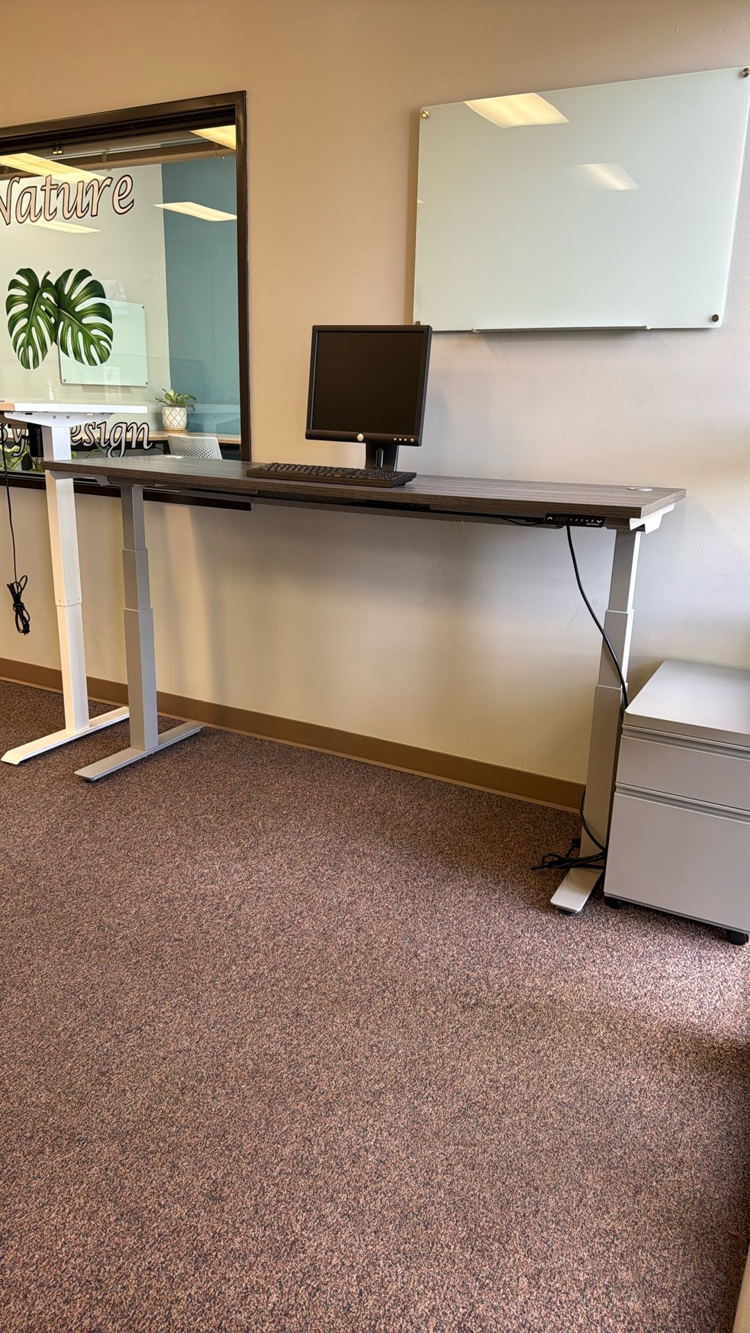 Electronic Sit Stand Adjustable Height Desk | Commercial Grade