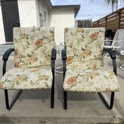 Black Vintage Patio Chairs