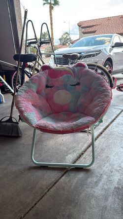 Kids Unicorn Saucer Chair