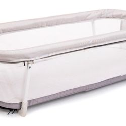 Baby Delight Snuggle Nest Bassinet, Portable Baby Bed, For Infants 0 – 5 Months, Driftwood Grey  Open box item  INVENTORY NUMBER: 101