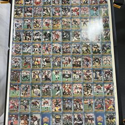 1993 Classic Football Draft Picks *uncut sheet*