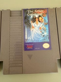 Lot of 3 NES Cartridges- KRION CONQUEST and others
