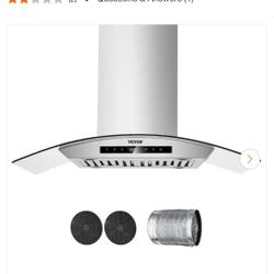 Vevor Glass Range Hood.