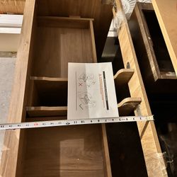 Vanity new bathroom cabinet with stone and faucet