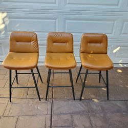 Whisley Brown Bar Stool