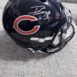 Tyrique Stevenson Signed Autograph Full Size Replica Helmet - Schwartz Sports Coa - 