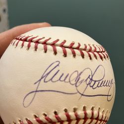 Sandy Alomar Jr Signed Baseball