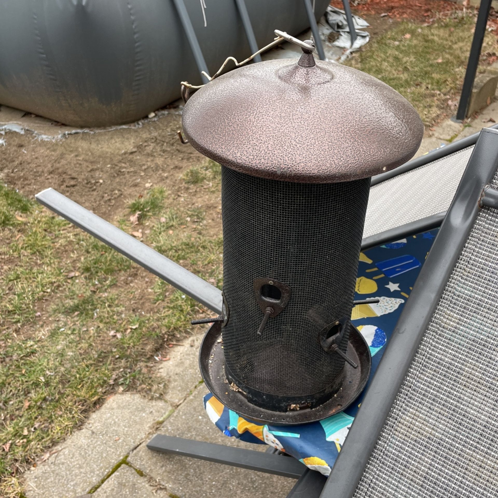Copper Bird Feeder