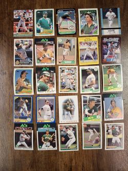 177 Baseball Cards Of Oakland Athletics 