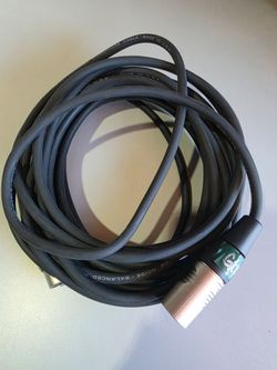 20 feet rhc low noise balanced microphone cable male to female #J0944
