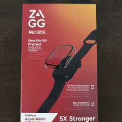 ZAGG InvisibleShield Glass Elite 360 Screen Protector for Apple Watch SE 3/Series 9 41/40mm (New)