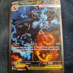 NM MEGA CHARIZARD X EX SIR!!