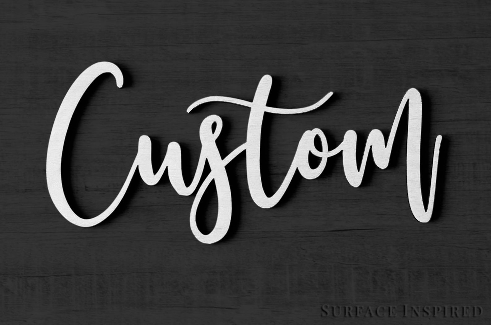 Custom Personalized Name Sign 22” 1/4 Wood