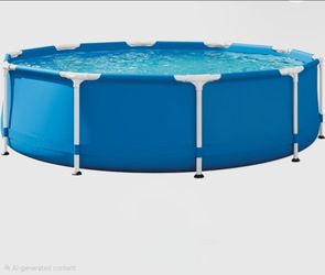 🏊 NEW 10' x 30" Round Above Ground Framed Swimming Pool – $145