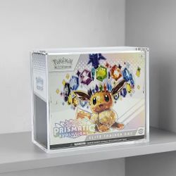 Pokemon ETB Acrylic Display Case-Elite Trainer Box Magnetic Free Cleaning Cloth
