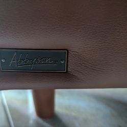 Brown 🤎 leather couch