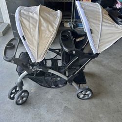Double Stroller Sit N Stand 