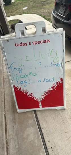 Today’s special sign