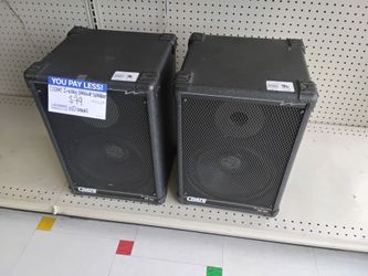 Pair of Crate passive speakers