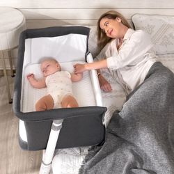 gaming bedside bassinet with wheels