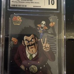 CGC 10 Mr. Satan / Brook Dragon Ball One Piece