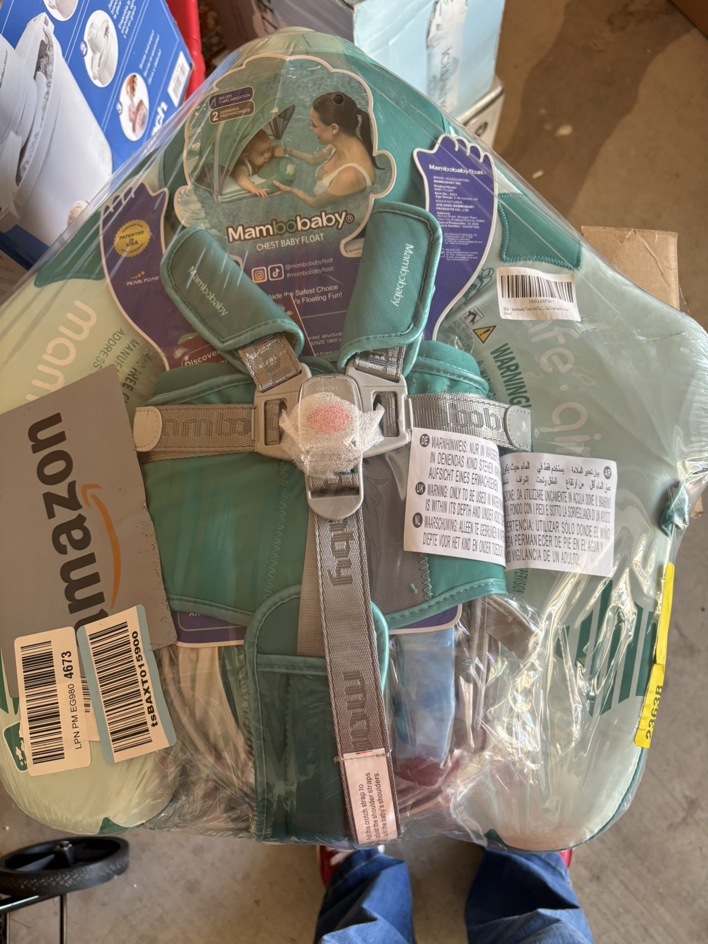 Manbobaby Swim Float With Canopy