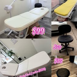 Facial & lash Table 