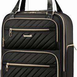 LUGGEX Underseat Carry On Luggage with Wheels, UDK Stylish Lightweight Under Seat Luggage, Soft Sided Personal Item Suitcase for Short Trip (UX-Core, 