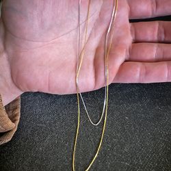 Gold + Silver Choker Necklaces 