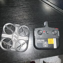 Drone With The Remote Control Device Works Perfectly 