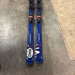Salomon Skis 170cm With Bindings 