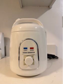 Portable 1.5L Steam Generator Facial Steamer Spa Steam Machine 110V 850W Timer