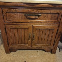 End Table With Marble Top