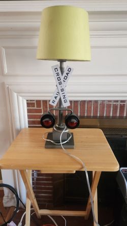 Crossing railroad train lamp