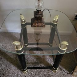 Glass End Table(s)