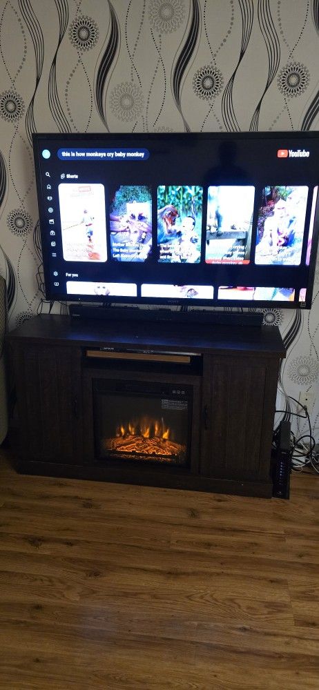 TV Stand With The TV Or Separate