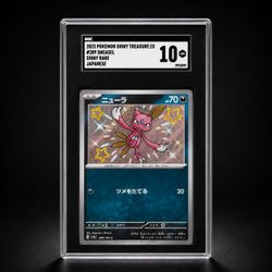POKEMON CARD SHINY RARE TREASURE SNEASEL 2023 - SGC 10