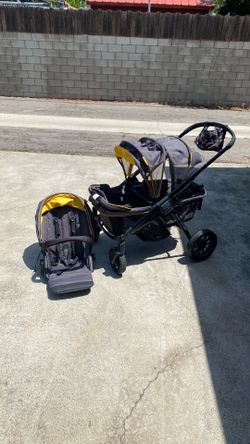 Eve Flo wagon with baby carrier