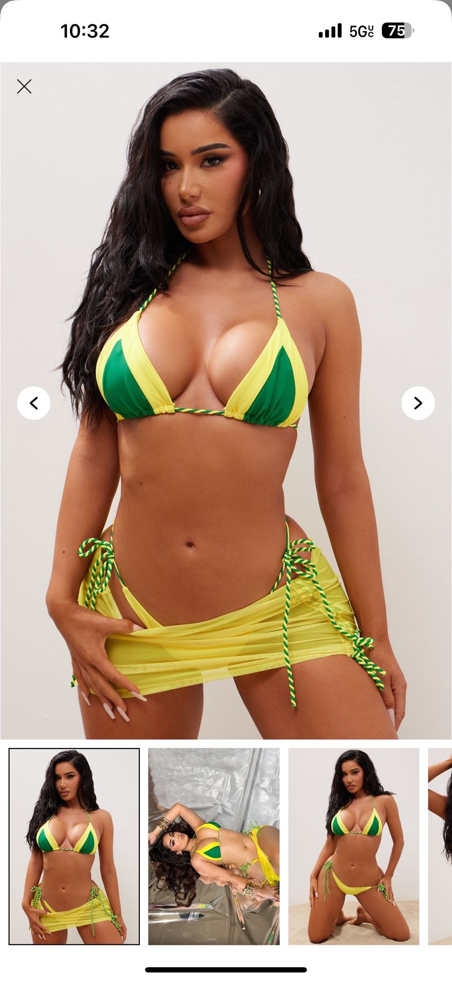 3 Piece Bikini Set