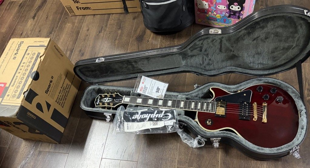 Epiphone Jerry Cantrell " Wino " Brand New With Original Hard Case